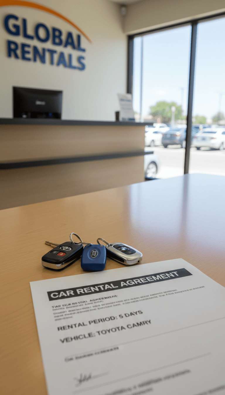 Quick vehicle rental approval process