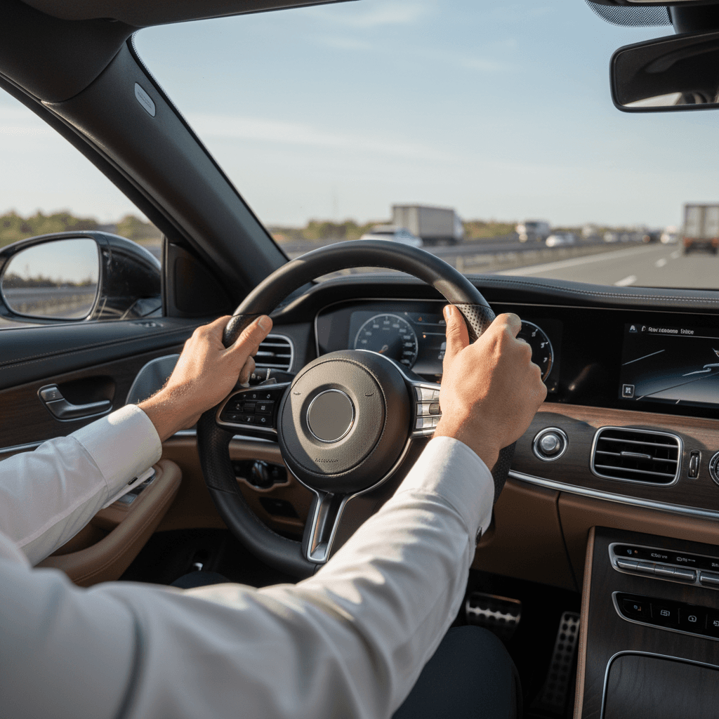 Daily rental car interior